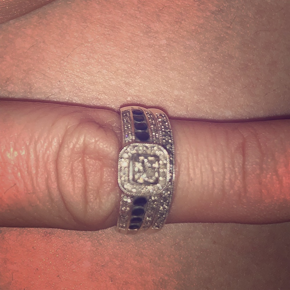 Size 6 platinaire bridal set